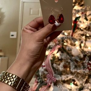 Burgundy Earrings